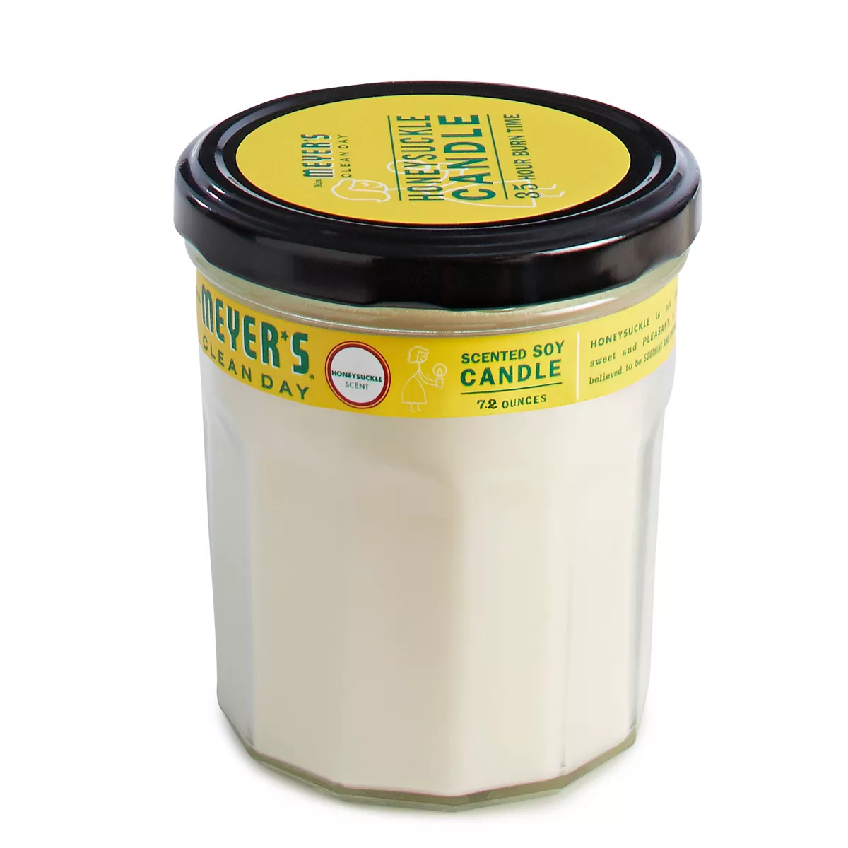 Mrs. Meyer's Honeysuckle Large Jar Candle - 7.2oz