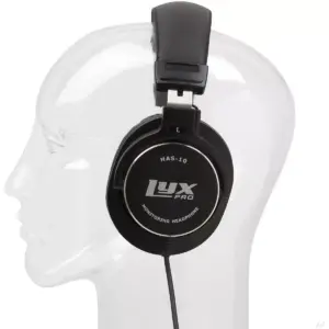 LyxPro HAS-10 Closed Back Over Ear Professional Studio Monitor And Mixing Headphones, Music Listening, Lightweight And Flexible