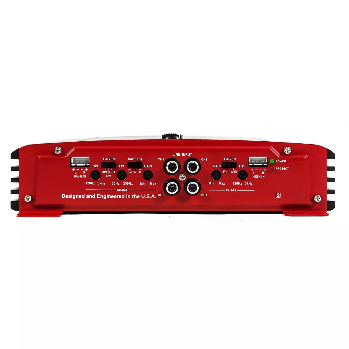 Crunch PX-1000.4 4 Channel 1000 Watt Amp A/B Class Car Stereo Power Amplifier