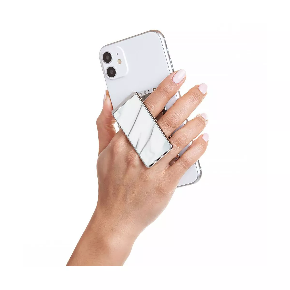 HANDLstick Marble Phone Grip - White