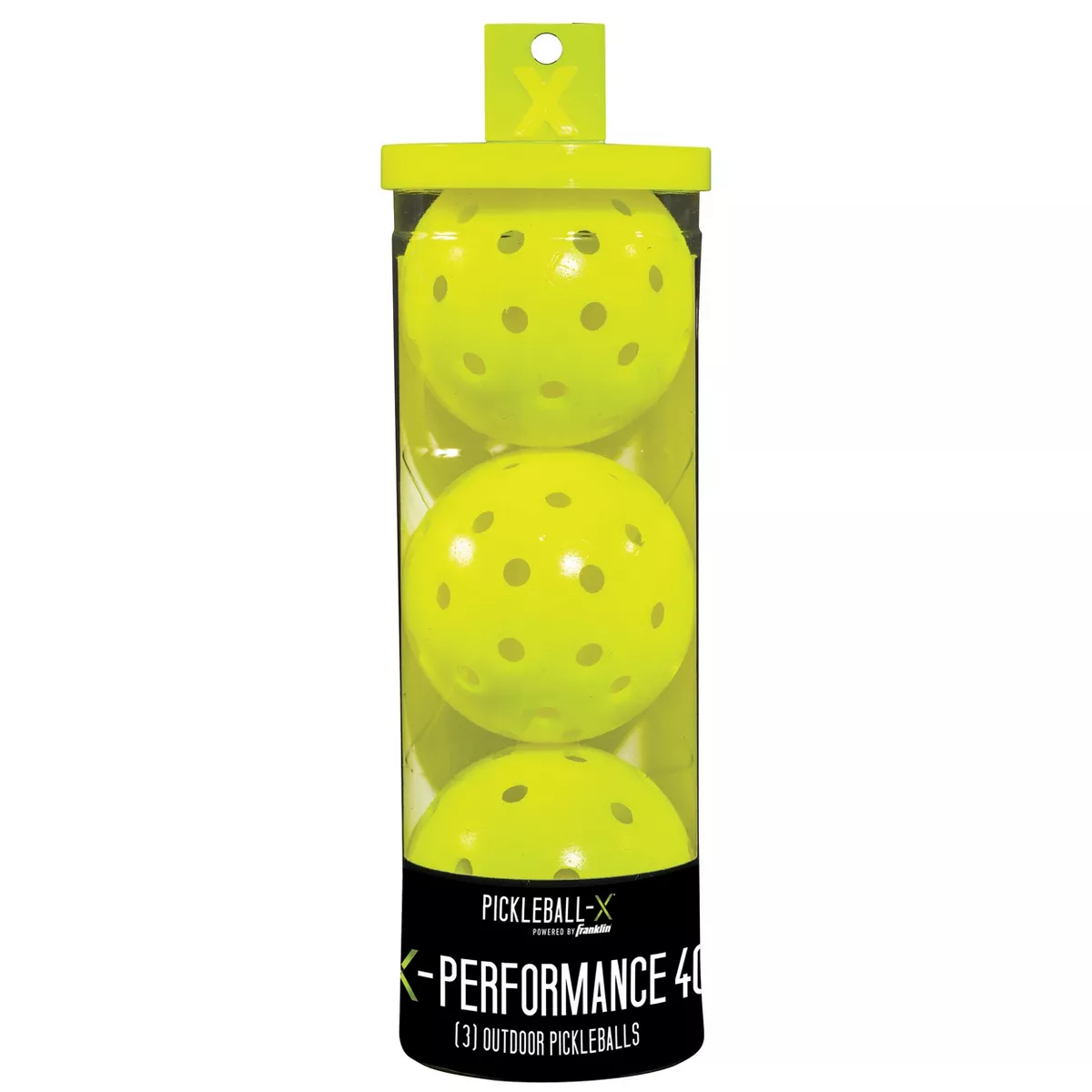 Franklin Sports Professional Pickle Balls 3pk - Optic Yellow