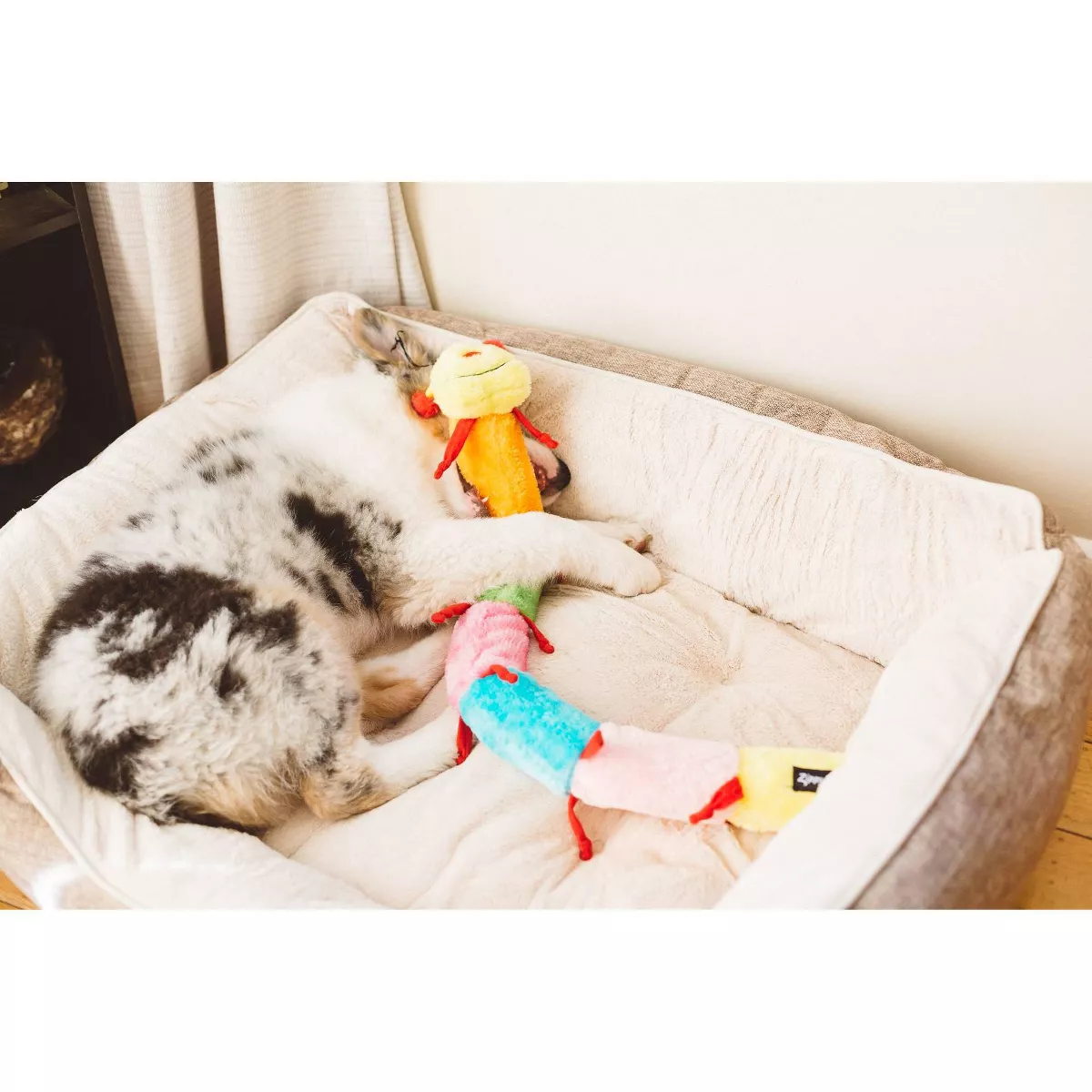 ZippyPaws Caterpillar Deluxe with Blasters Dog Toy - 30