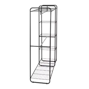 Freestanding Closet Black/Silver - Room Essentials™