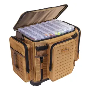Plano Guide Series 3700 XL Fishing Gear Soft Tackle Box Shoulder Bag & Utility Storage Case Organizer Kit with Waterproof Phone Holder & Magnetic Top