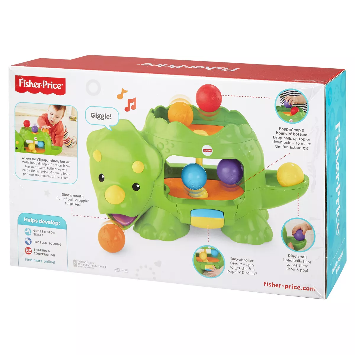 Fisher-Price Double Poppin' Dino