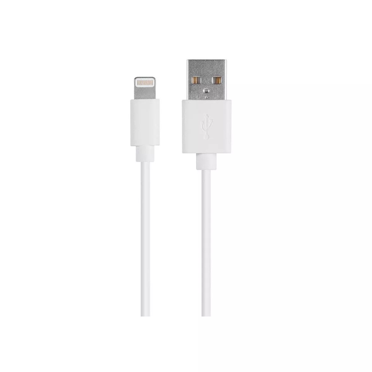 Monoprice Lightning to USB Charge & Sync Cable - 3 Feet - White | Apple MFi Certified for iPhone X, 8, 8 Plus, 7, 7 Plus, 6, 6 Plus, 5S , iPad Pro