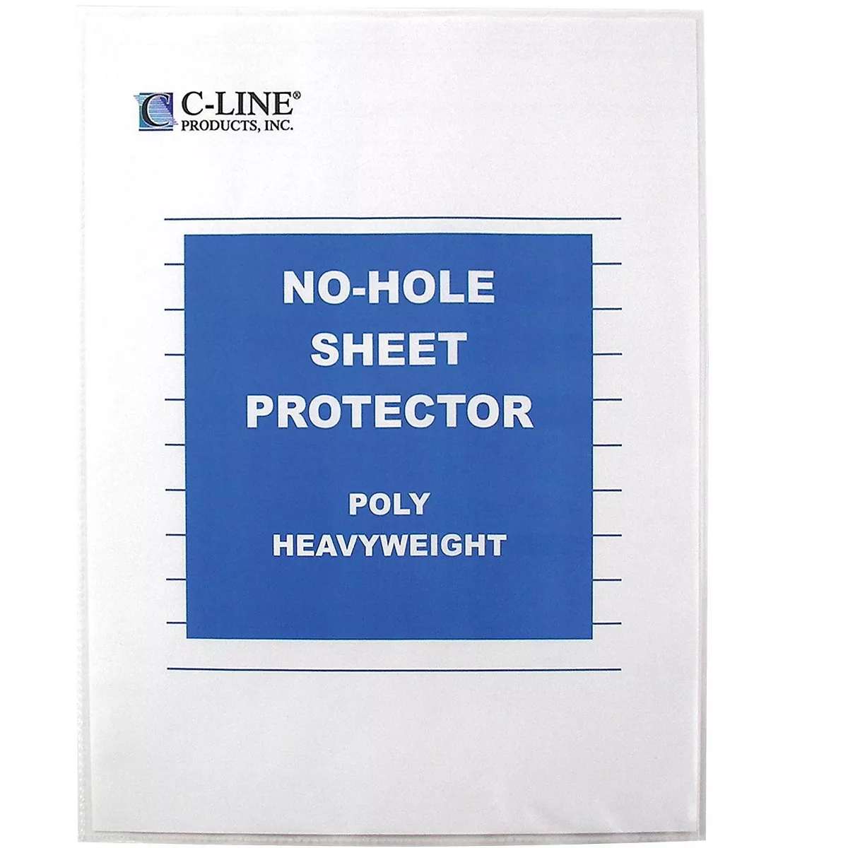C-Line Top-Load No-Hole Polypropylene Sheet Protector Heavyweight Clear 2