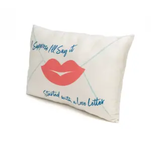 Netflix: To All the Boys I've Loved Before Love Letter Shaped Pillow