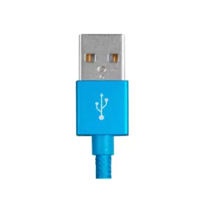 Monoprice Palette Series MFi Certified Lightning to USB Charge & Sync Cable, 3ft Blue