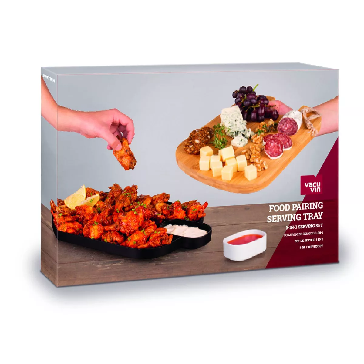 Vacu Vin Food Pairing & Serving Tray
