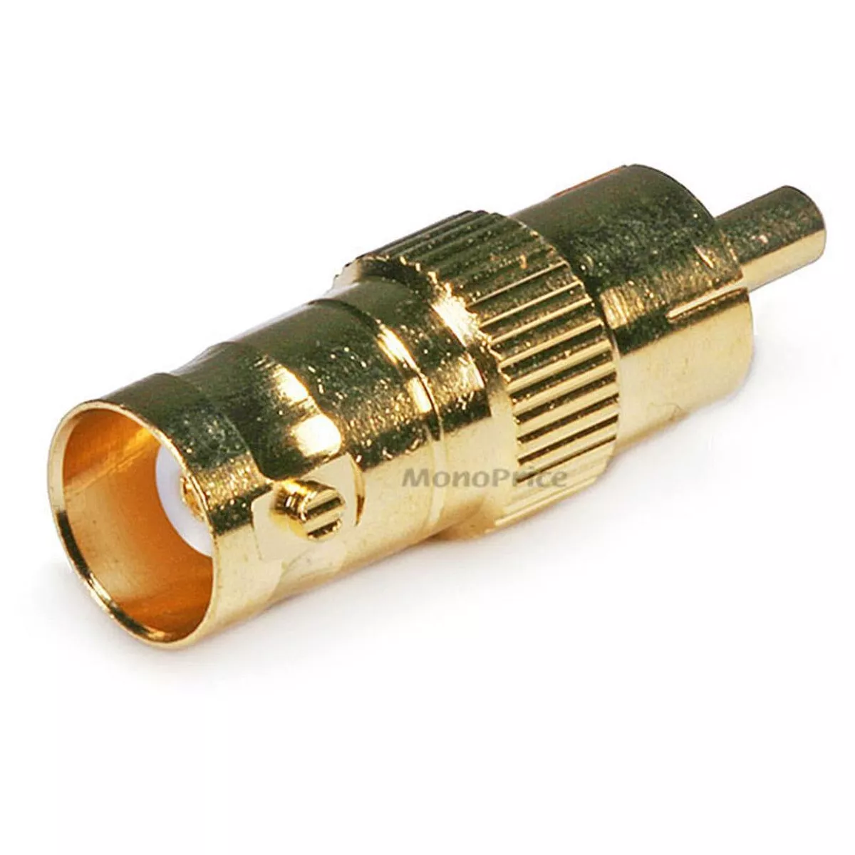 Monoprice BNC Female to RCA Male Adapter - Gold Plated | Transfer 75ohm Signals