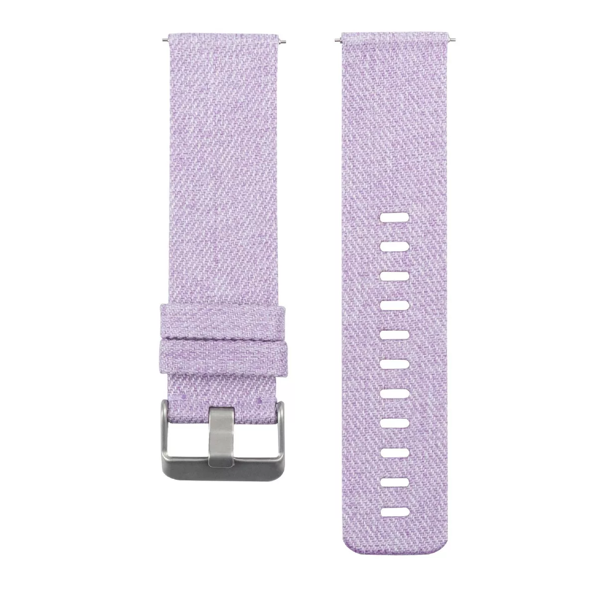 Insten Canvas Woven Fabric Band for Fitbit Versa 2 / 1 / Lite / SE, Replacement Strap, Lavender Purple