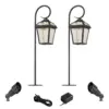 John Timberland Mosconi Textured Black 6-Piece LED Path and Spot Light Set