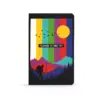 Lay-Flat Lined Spiral Subject Notebook Life in Technicolor - Denik