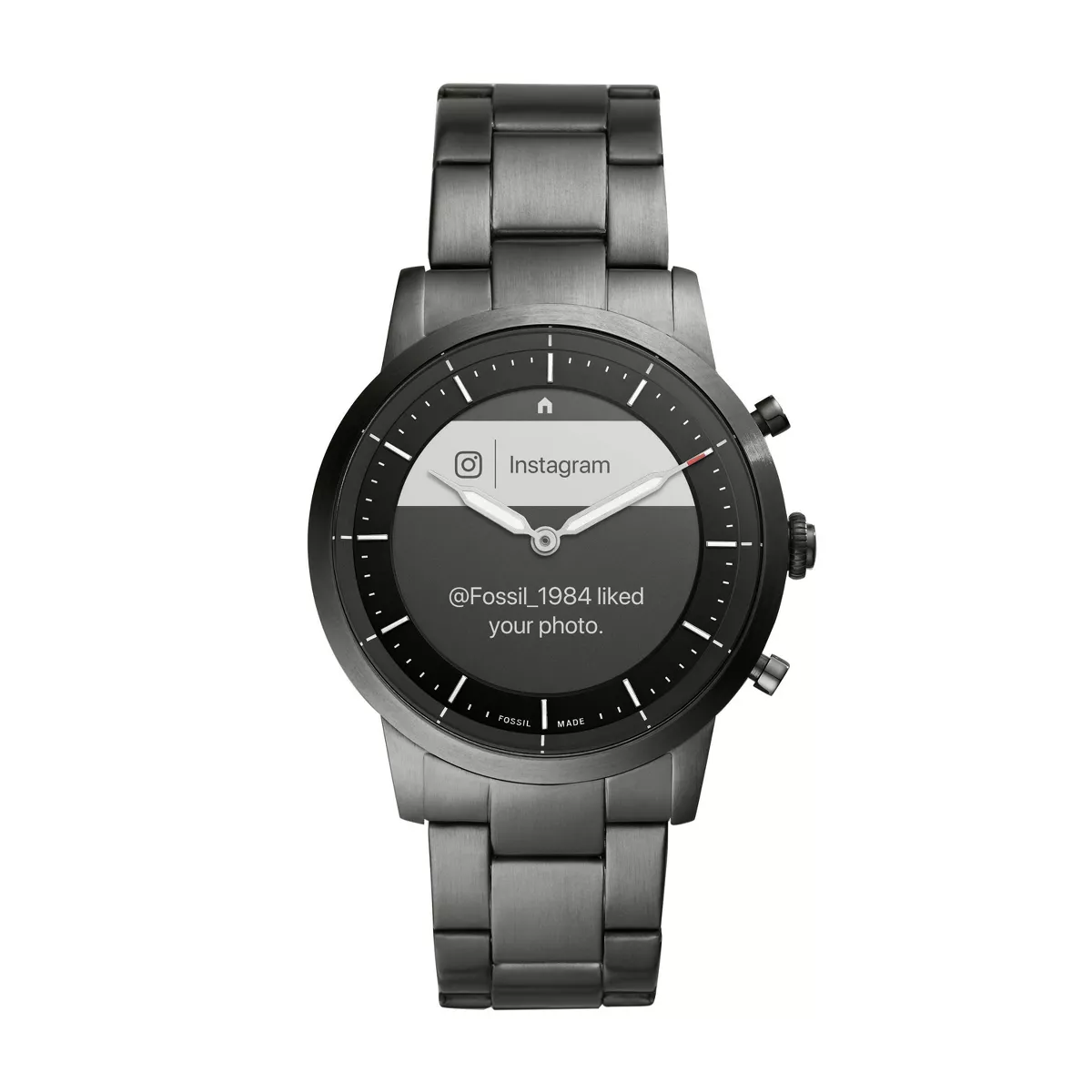 Fossil Hybrid Smartwatch HR Collider 42mm - Smoke Stainless Steel