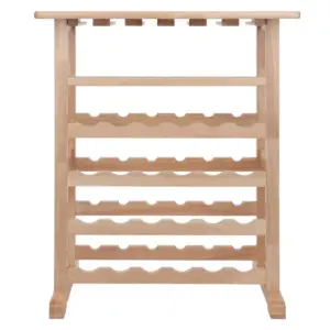 24-Bottle Wine Rack Wood/Beechwood - Winsome