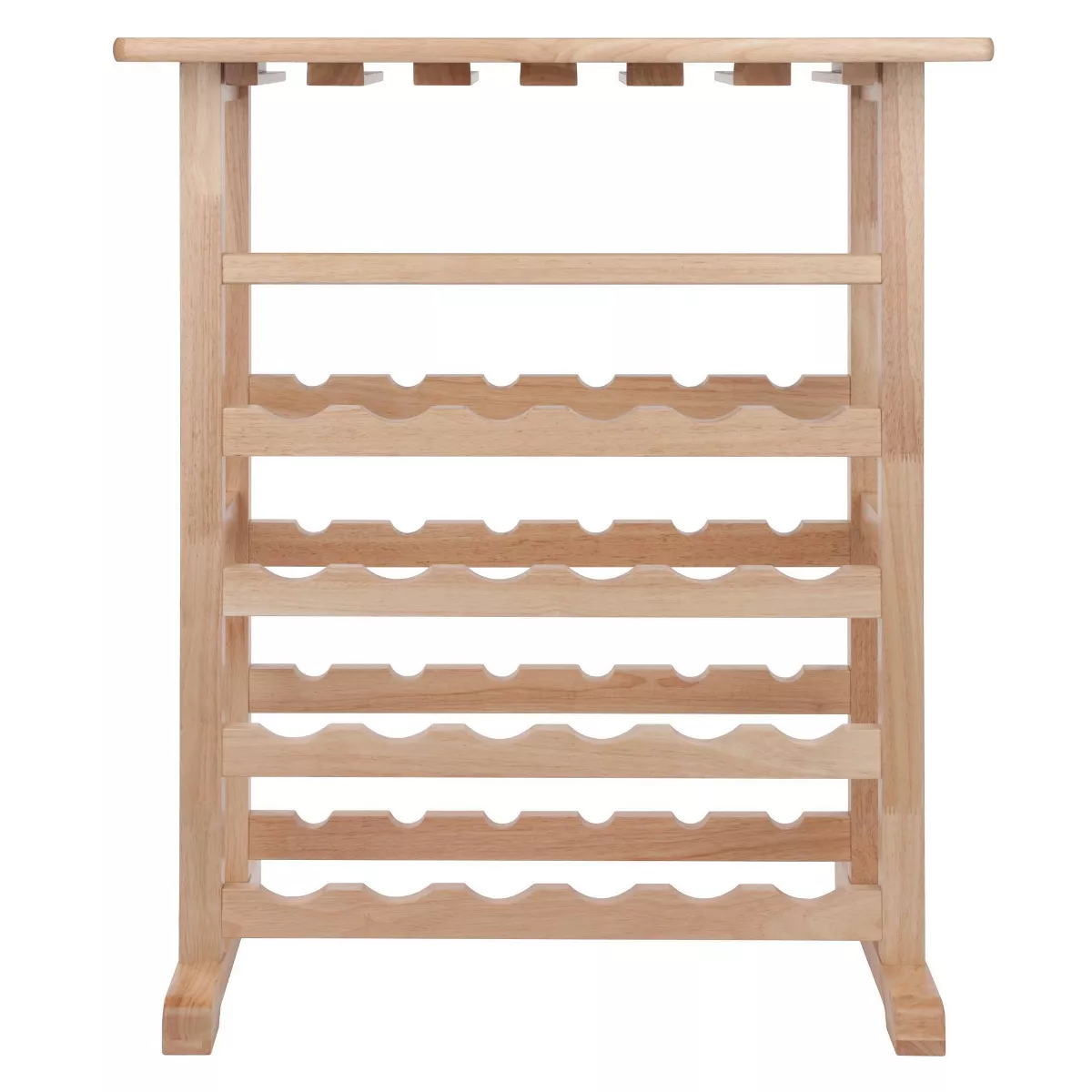 24-Bottle Wine Rack Wood/Beechwood - Winsome
