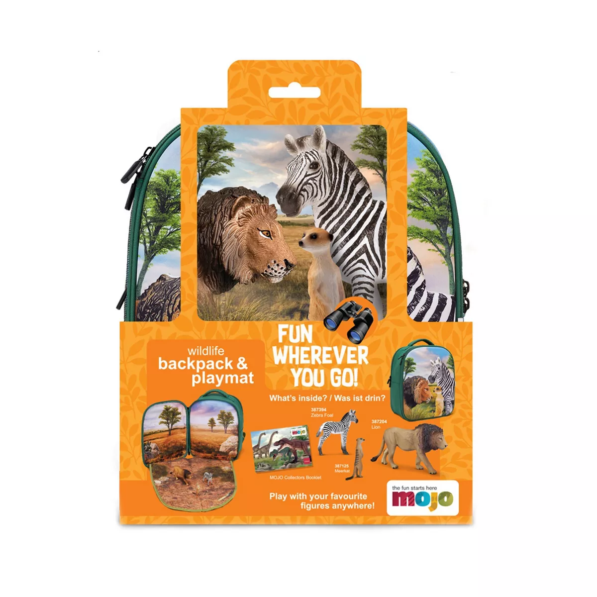 Mojo Dinosaur Wildlife 3D Backpack