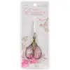 Sullivans Heirloom Embroidery Scissors 4"-Gunmetal & Gold Teardrop Handle