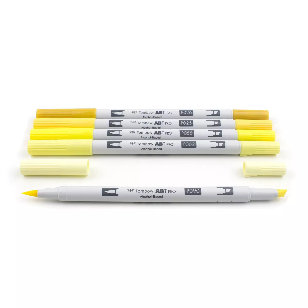 5ct ABT PRO Dual-Tip Alcohol Based Art Markers Yellow Tones - Tombow