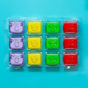 Glo Pals Light Up Water Cubes -Tray of 12