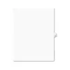 Avery-Style Legal Exhibit Side Tab Divider Title: 38 Letter White 25/Pack 01038