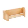 Rev-A-Shelf 4231-11-52 11 Inch Wooden Cabinet Pantry Door Easy Mounting and Installation Utility Storage Tray w/ Chrome Rails for Spices and Supplies