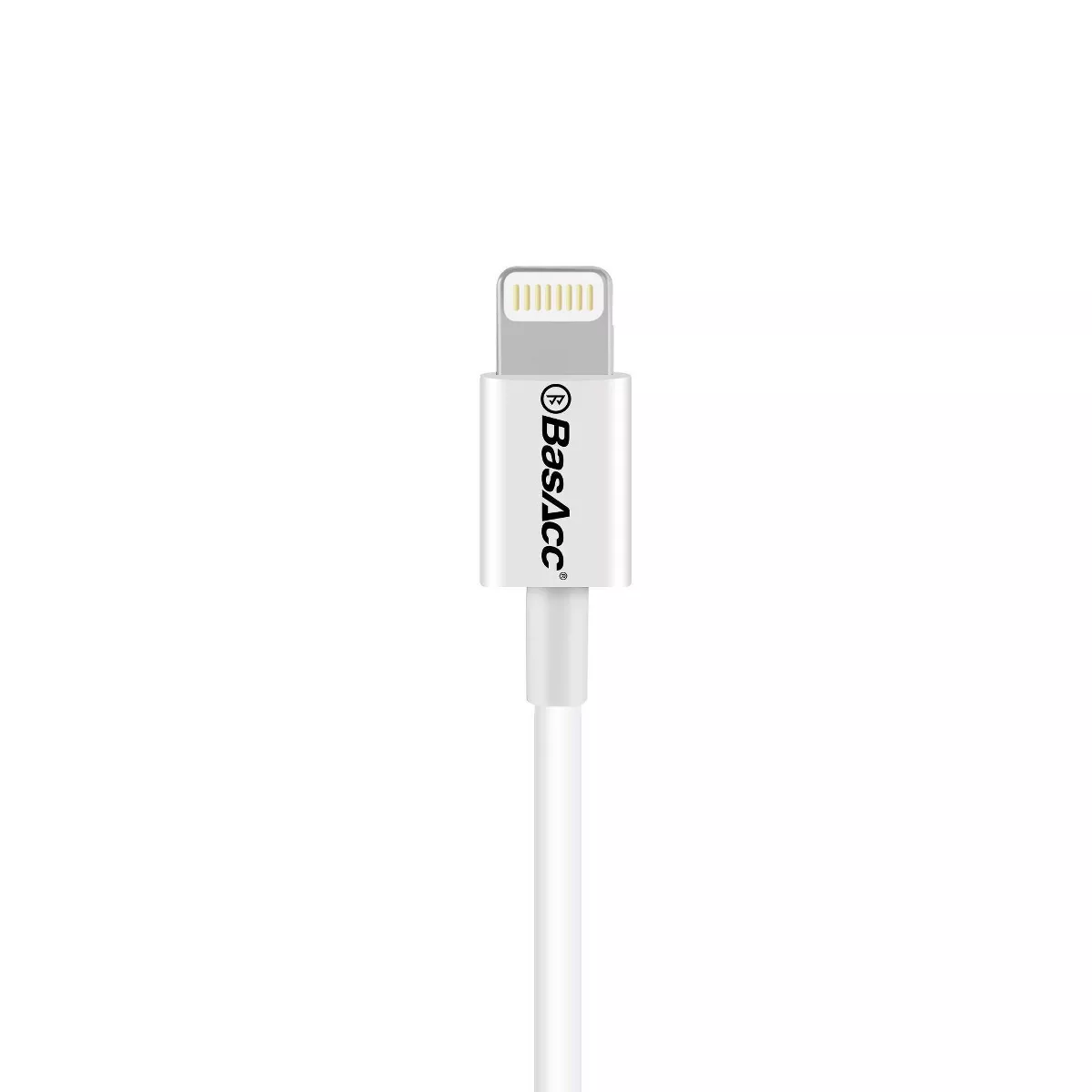 BasAcc 3' Lightning USB Cable (Apple MFi Certified) for iPhone 11 11 Pro 11 Pro Max iPad Pro Air Mini iPod Touch, White