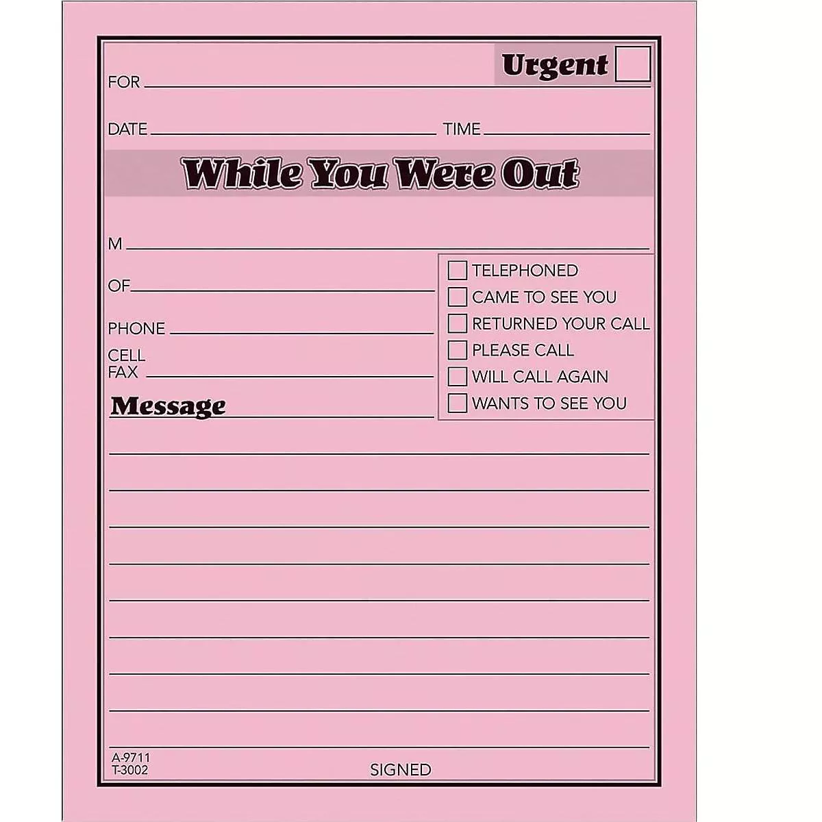 Adams Message Pad