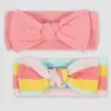 Gerber Baby Girls' 2pk Rainbow Headband - Pink