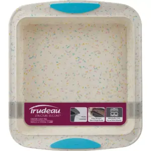Trudeau Square Cake Pan Confetti 8