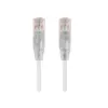 Monoprice Cat6 Ethernet Patch Cable - 14 Feet - White | Network Internet Cord - Snagless RJ45 Stranded 550MHz UTP CMR Riser Rated Pure Bare Copper