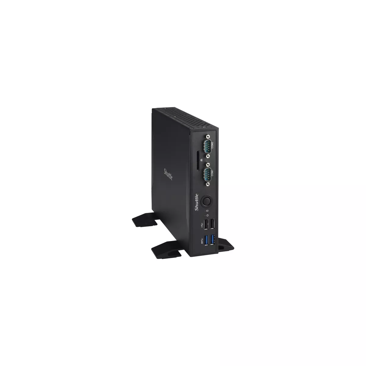 Shuttle XPC DS77U Nettop Computer - Celeron 3865U - Slim PC - Black - Intel HD Graphics 610 - Wireless LAN