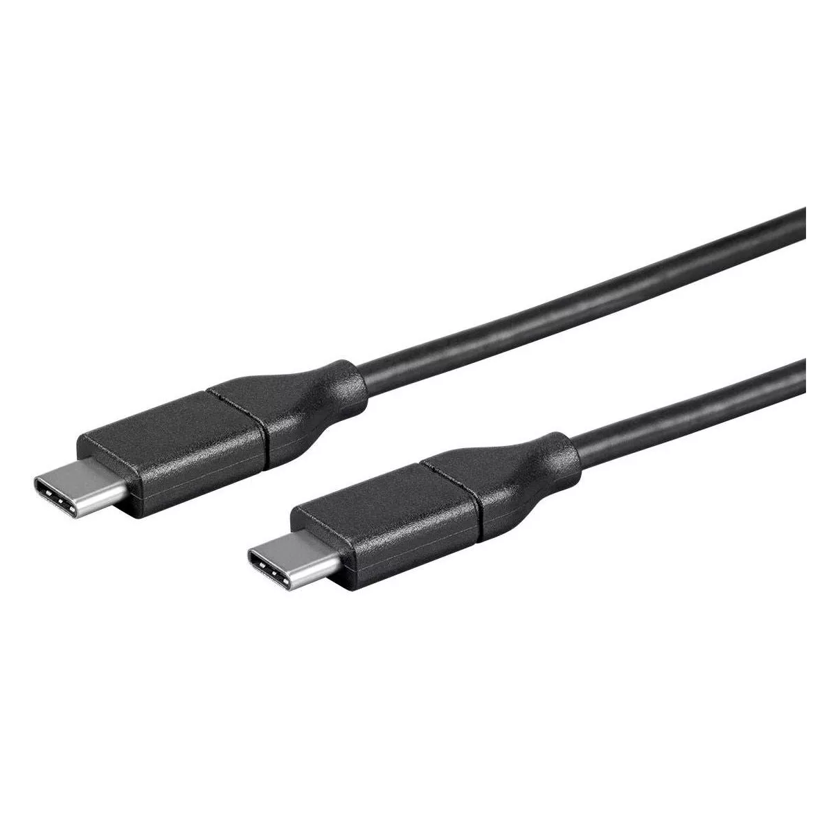 Monoprice USB & Lightning Cable - 1 Meter - Black | 2.0 USB-C to USB-C 5A 480 Mbps - Select Series