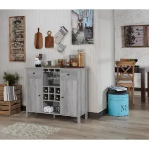Ridsley Multi Storage Buffet Vintage Gray - miBasics
