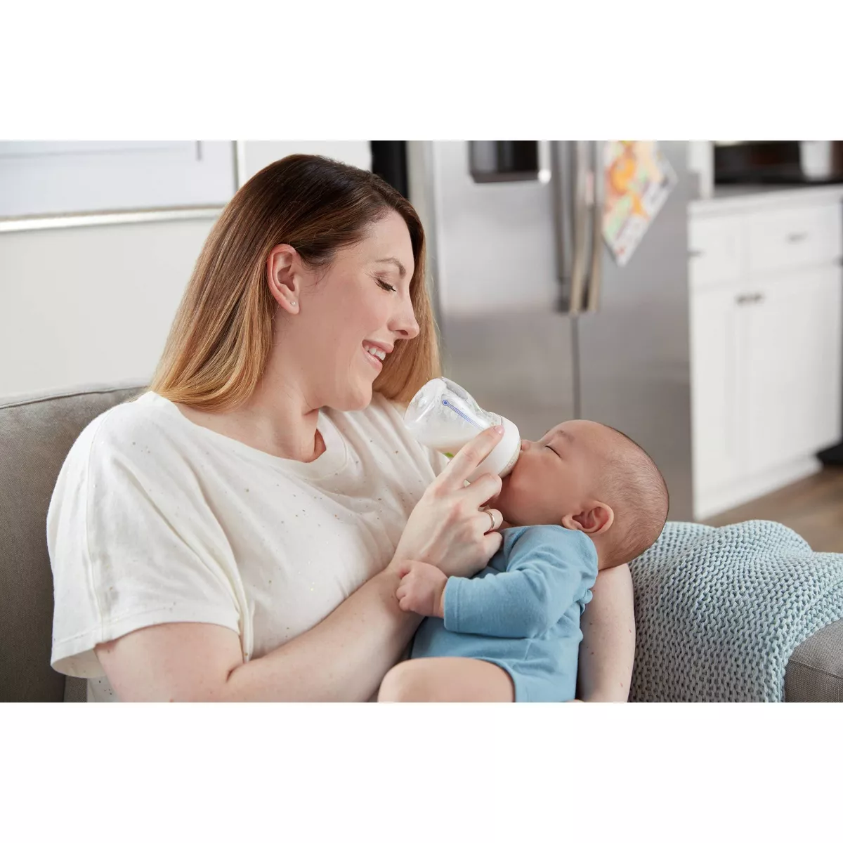 NUK Simply Natural Bottle Gift Set with Safe Temp