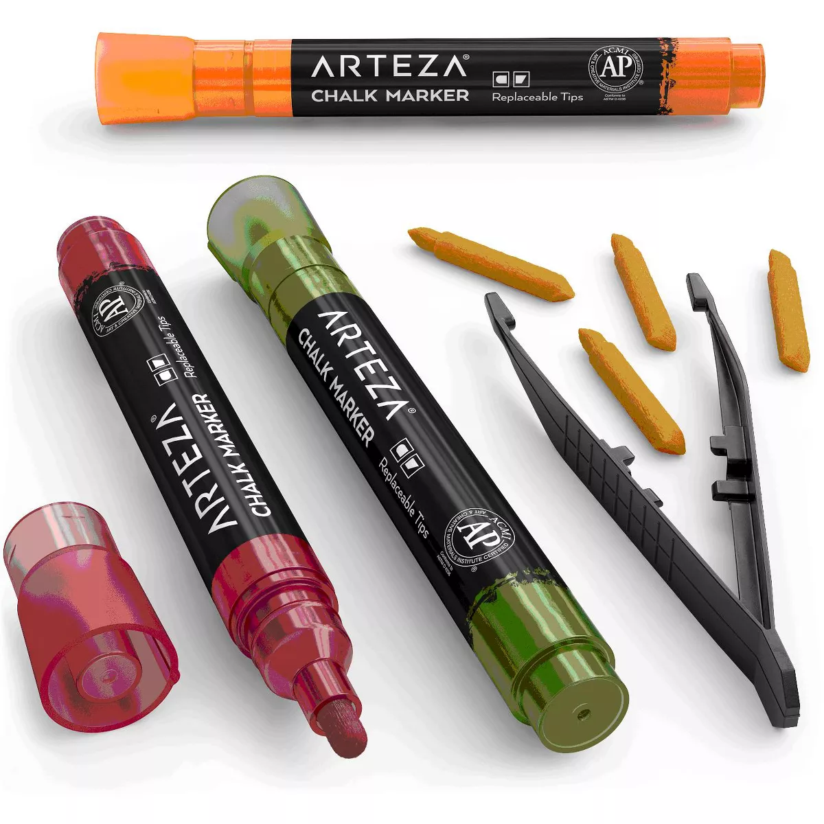 Arteza Earth Tone Pastel Liquid Chalk Markers - 16 Pack (ARTZ-8589)