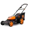 WEN 40439BT 40V Max Lithium Ion 19" Cordless 3-in-1 Lawn Mower with 16-Gallon Bag