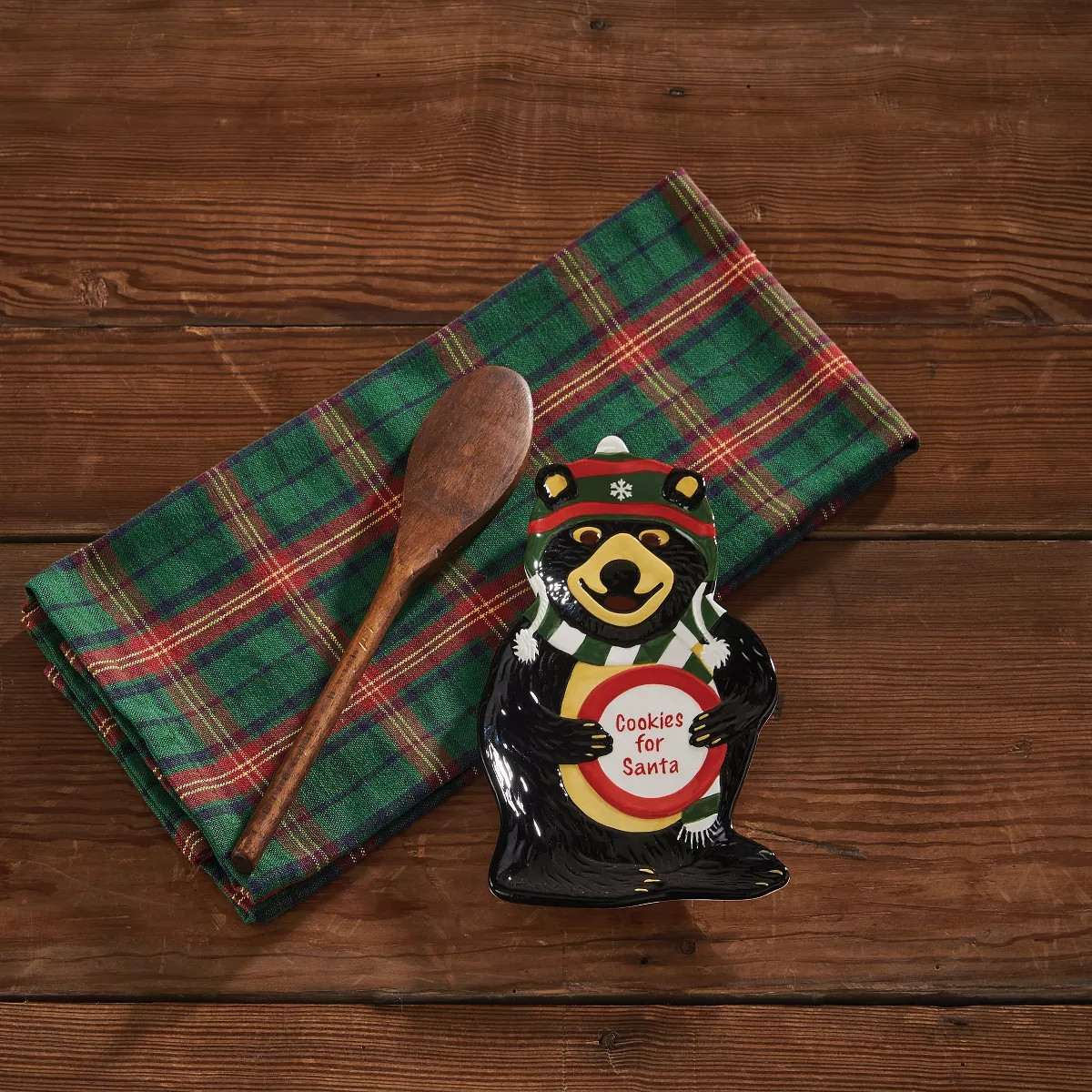 Park Designs Hometown Holiday Spoon Rest - Black