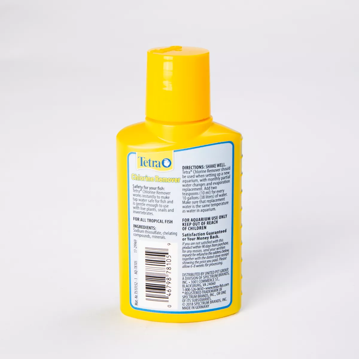Tetra AquaSafe Monthly Maintenance Declorinates & Conditions - 3.38oz