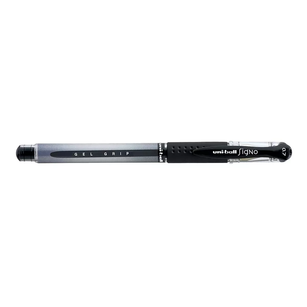 uni-ball Signo Gel GRIP Roller Ball Stick Gel Pen Black Ink Medium Dozen 65450