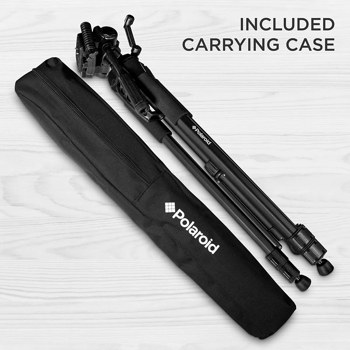 Polaroid 72-inch Photo / Video ProPod Tripod Includes Deluxe Tripod Carrying Case + Additional Quick Release Plate For Digital Cameras & Camcorders