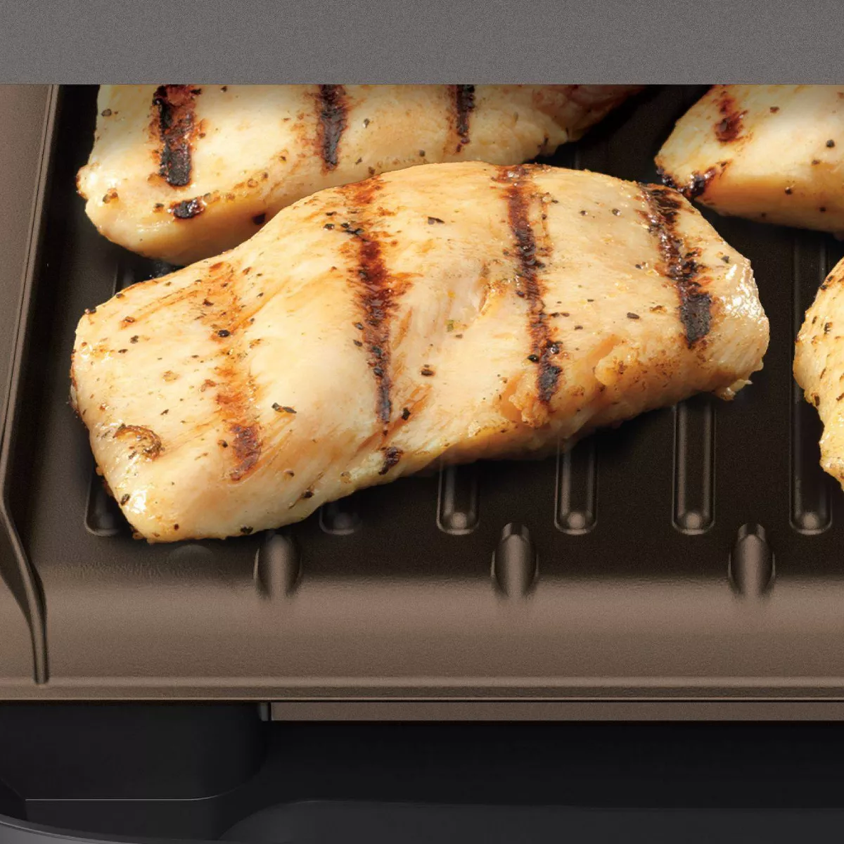 George Foreman Rapid Series 4-Serving Indoor Grill and Panini Press - Silver
