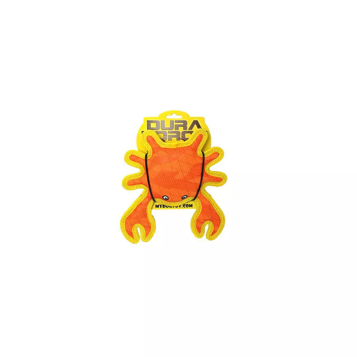 DuraForce Crab Dog Toy - Orange
