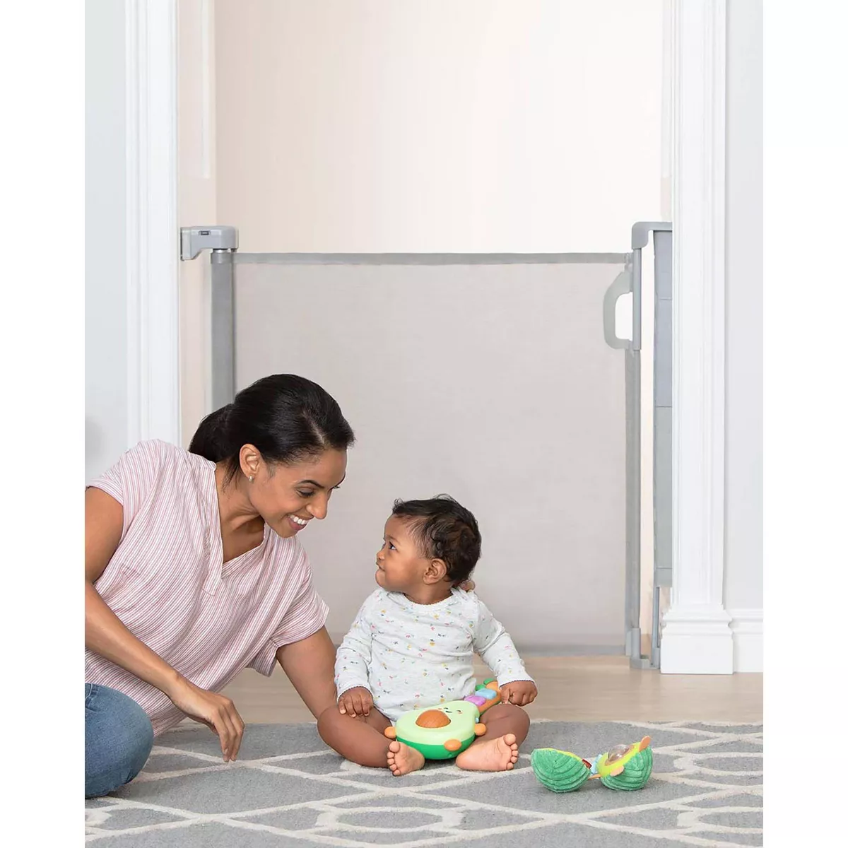 Skip Hop Playview Retractable Mesh Baby Gate