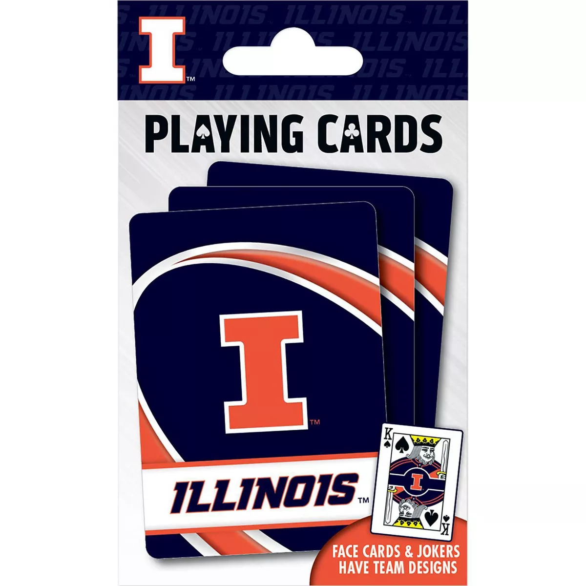 NCAA Illinois Fighting Illini Playing Cards