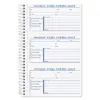 TOPS Spiralbound Message Book 2 5/6 x 5 Carbonless Duplicate 300 Sets/Book 4006
