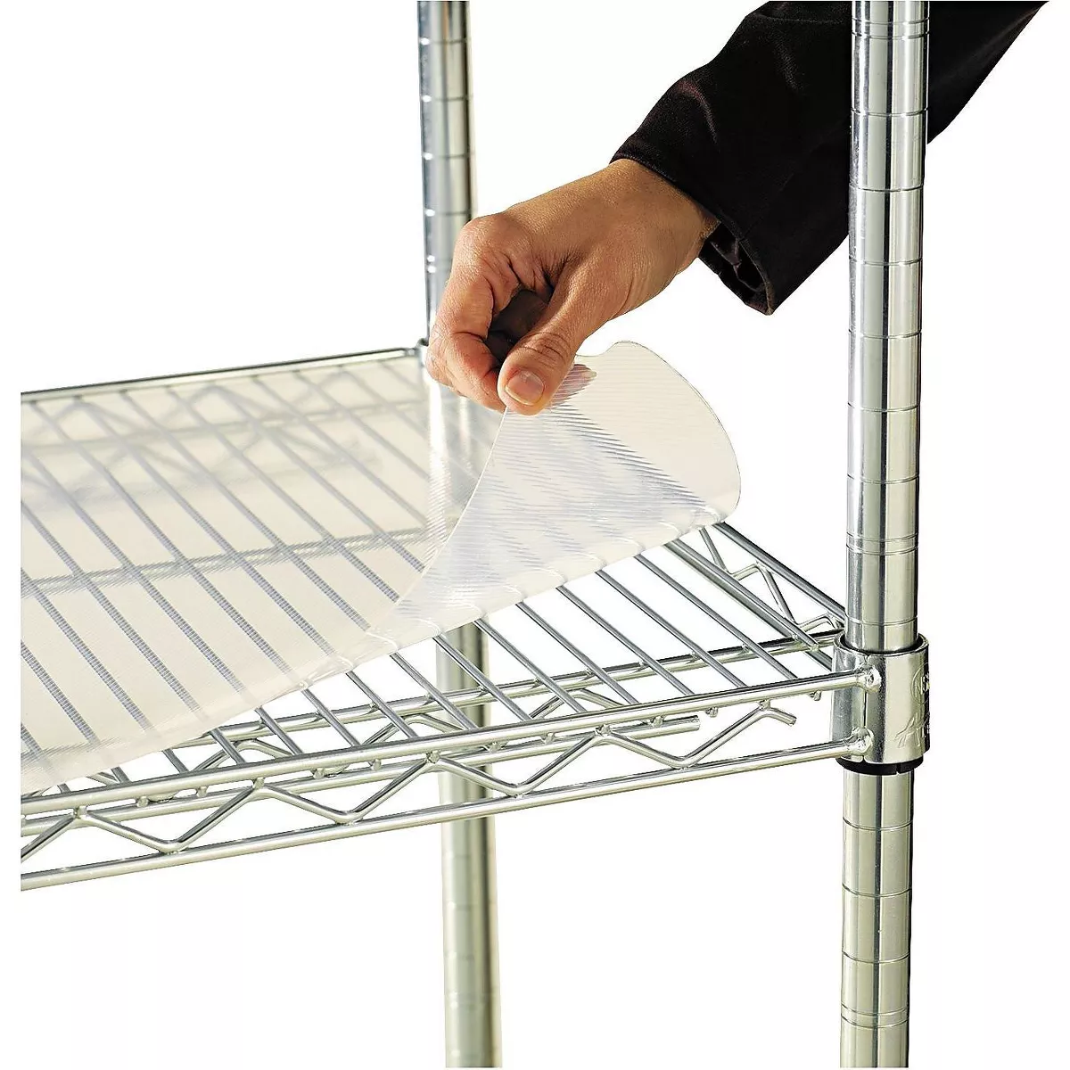 Alera Shelf Liners For Wire Shelving, Clear Plastic, 36w x 18d, 4/Pack SW59SL3618