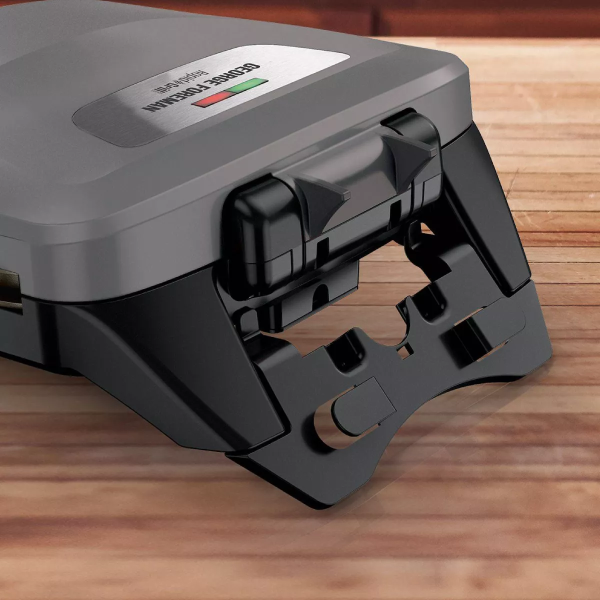 George Foreman Rapid Series 4-Serving Indoor Grill and Panini Press - Silver