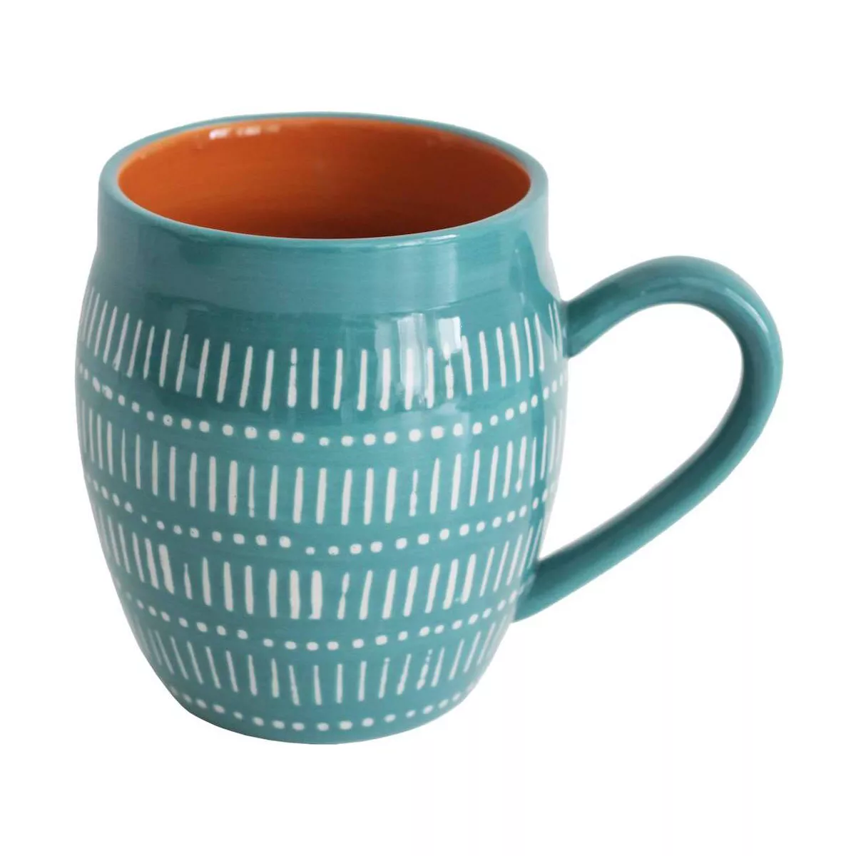 Baum Bros 16pc Stoneware Tangiers Dinnerware Set Turquoise